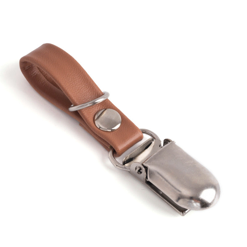 Wholesale 100pcs Creative Colorful Keychain PU Leather Duckbill Keychain